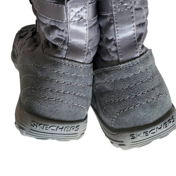 Skechers Suede Reggae Fest Steady Quilted Bungee Ankle Bootie Size 9.5 - Picture 10 of 14